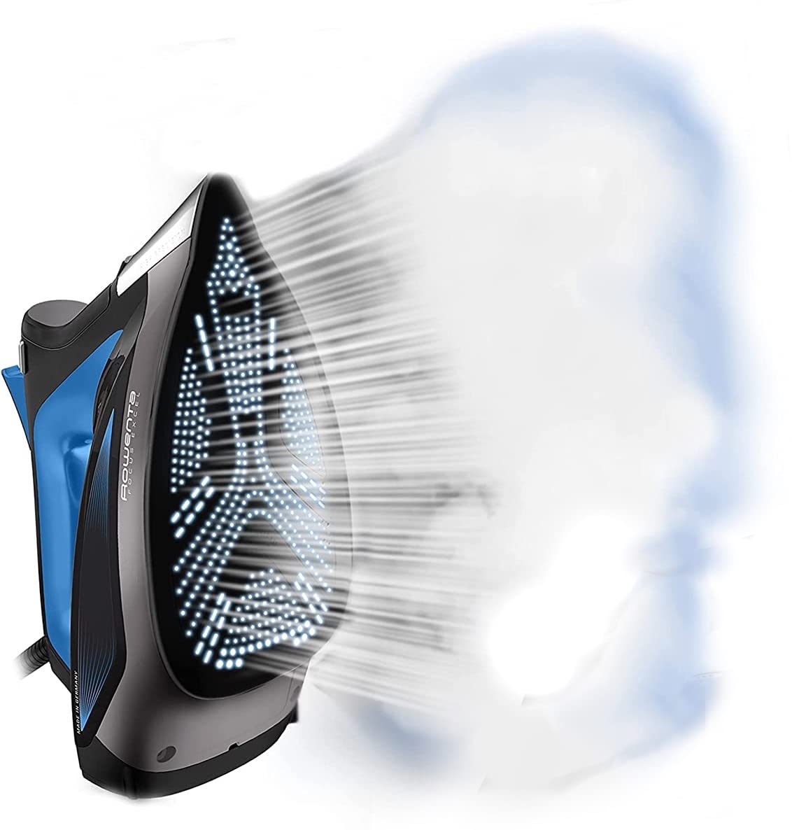 Rowenta Steam Station, Stainless Steel Soleplate, Professional Iron Steamer for Clothes, 1.1L Removable Tank, Fast Heat Up, 1800 Watts, Blue Clothes Iron, DG8624 customer photo 2