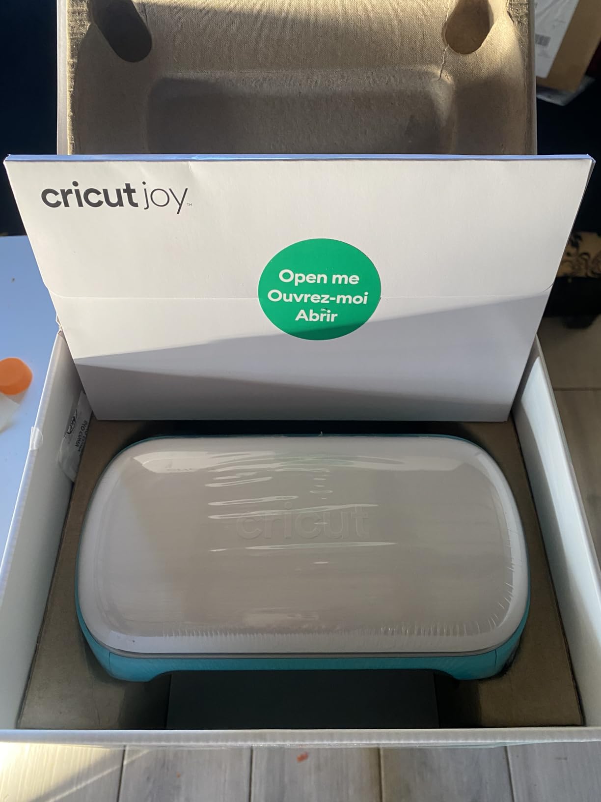 Joy Machine - A Compact, Portable DIY Smart Machine for Creating Customized Labels, Cards & Crafts, Works with Iron-on, Vinyl, Paper & Smart Materials, Bluetooth-Enabled (iOS/Android/Windows), Blue customer photo 1