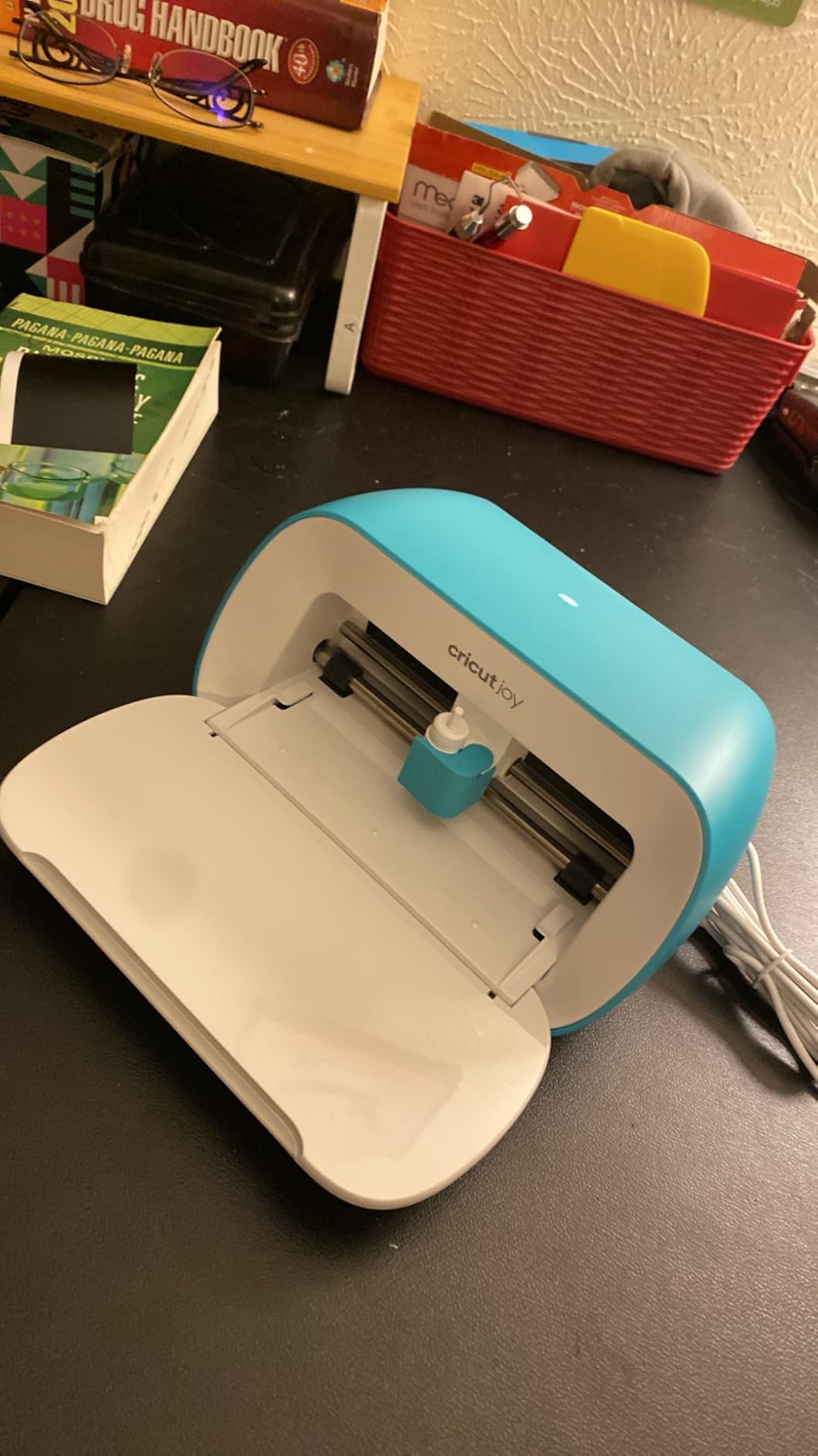 Joy Machine - A Compact, Portable DIY Smart Machine for Creating Customized Labels, Cards & Crafts, Works with Iron-on, Vinyl, Paper & Smart Materials, Bluetooth-Enabled (iOS/Android/Windows), Blue customer photo 2