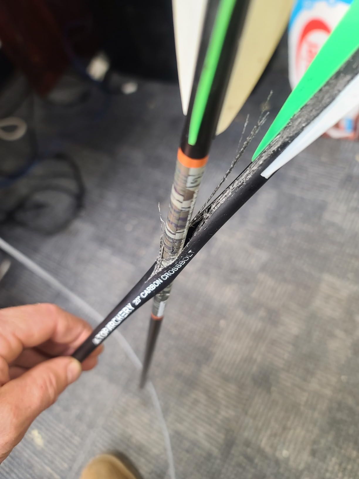 Killer Instinct Boss 405 Crossbow Pro Package with 4x32 IR-W Scope, Rope Cocker, String Suppressors, 3-Bolt Quiver, 3 Hypr Lite Bolts and Field Tips, Stick of Rail Lube customer photo 1