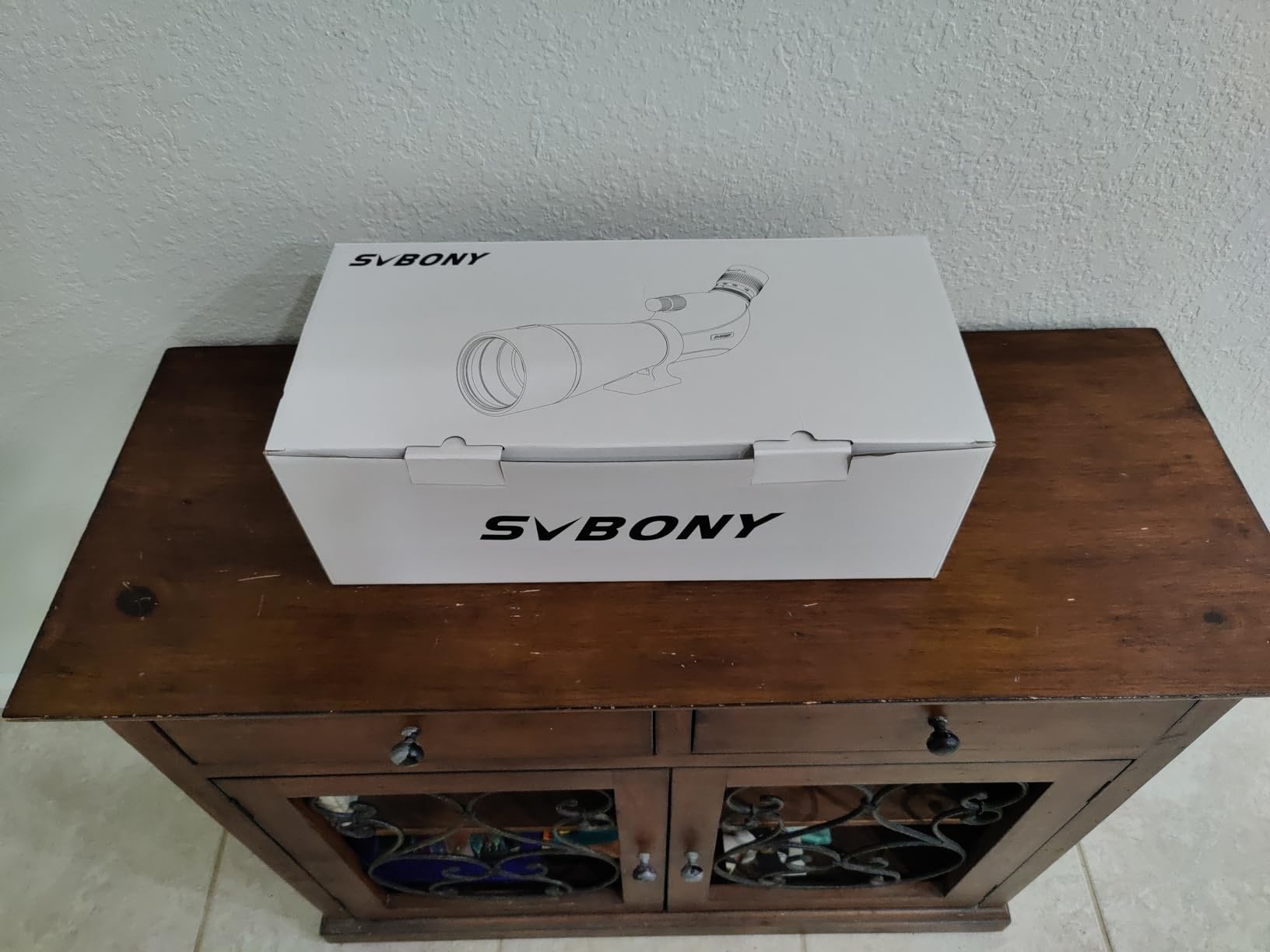 SVBONY SV406P 20-60x80 Angled Spotting Scopes, ED Dual Focus Spotter Scope for Bird Watching, IPX7 Waterproof Spotting Scopes for Wildlife Viewing, Compatible with SC001 WiFi Camera customer photo 2