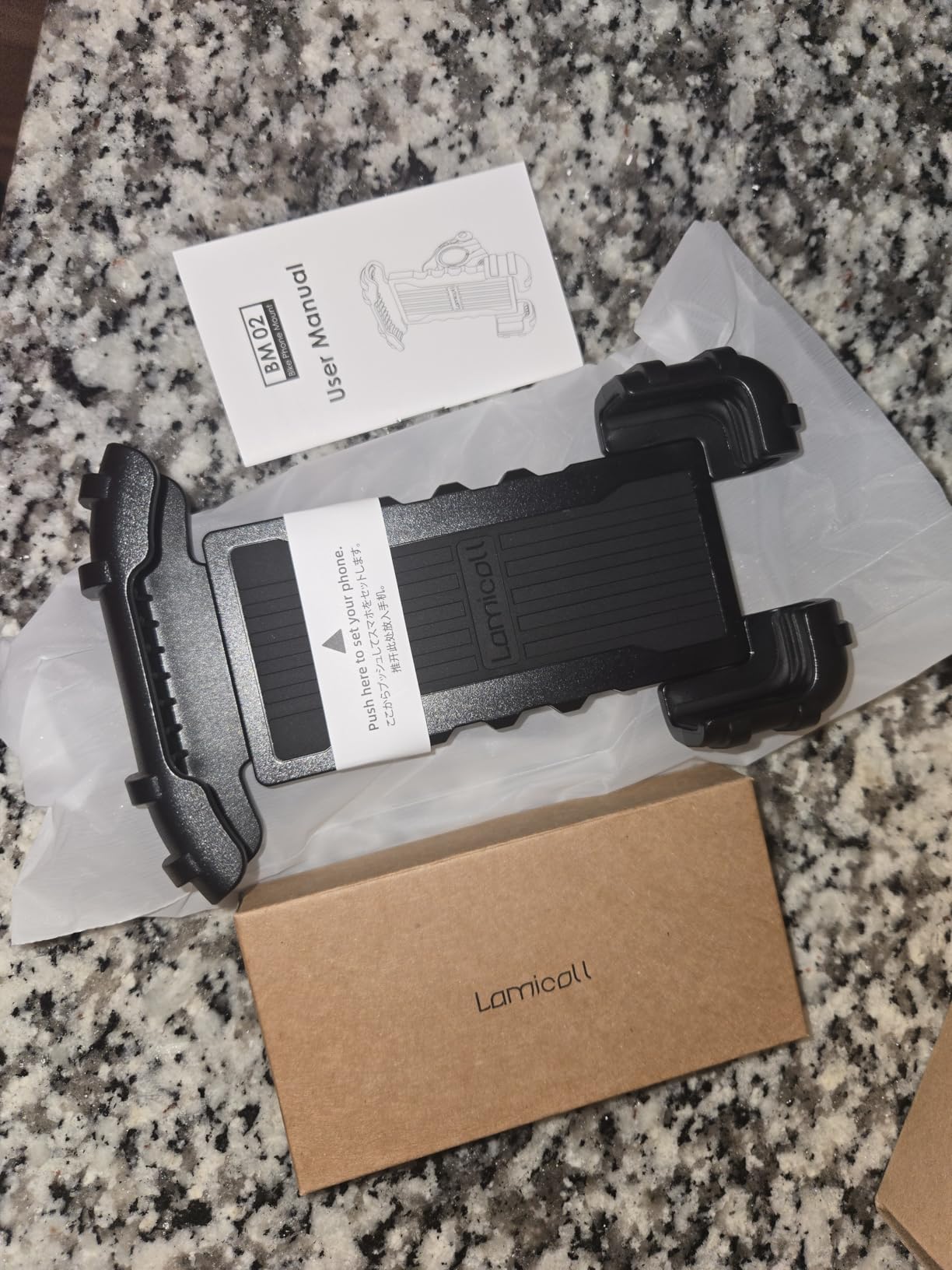 Lamicall Bike Phone Holder, Motorcycle Mount - Motorcycle Phone Holder, Handlebar Cell Phone Clamp, Scooter Phone Clip Gifts for iPhone 17 Air Pro Max, 16 15 Plus, S20, 4.7 to 6.8