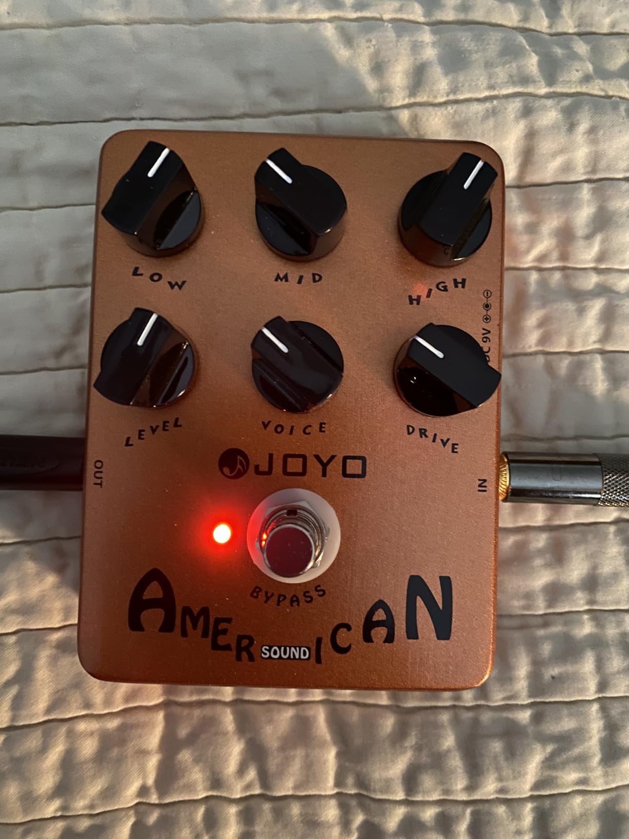 JOYO Octave Fuzz Pedal Germanium Fuzz 60's Rock Effect with Mid-cut for Electric Guitar - True Bypass (Voodoo Fuzz JF-12) customer photo 1