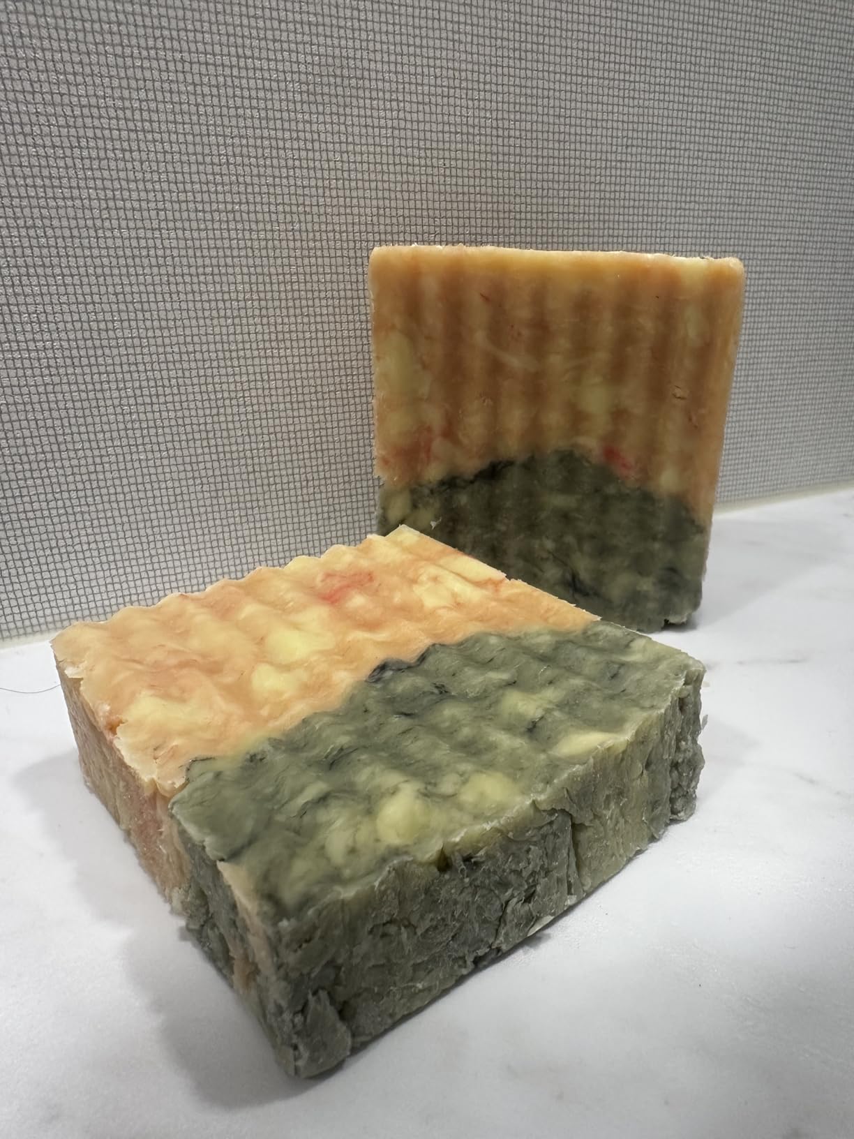 2 PCS Silicone soap molds Making Kit soap loaf bar Making molds (44oz Purple Pink Silicone) for Adults - Stainless Steel Wavy & Straight Slicer customer photo 2