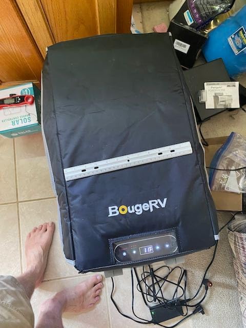 BougeRV 12V Portable Refrigerator Fridge Freezer Portable Car Fridge 53 Quart Electric Cooler12V/24V DC 110~240 V AC for RV Truck Jeep Pickup SUV Van Boat Camping Tailgating Road Trip Outdoor Travel customer photo 1