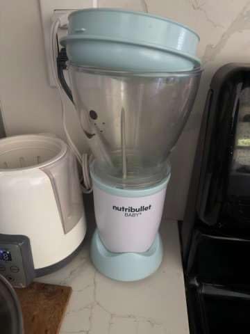 NutriBullet NBY-50100 Baby Complete Food-Making System, 32-Oz, White, Blue, Clear customer photo 1