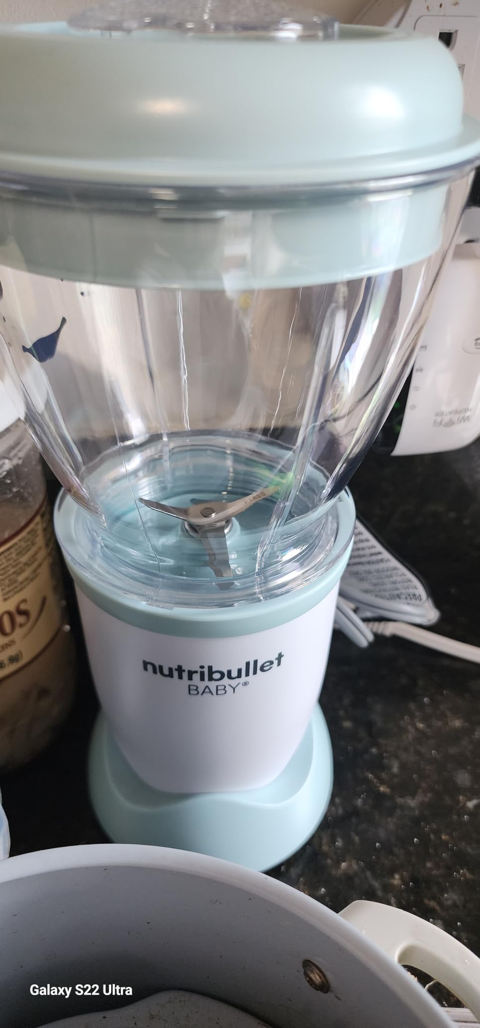 NutriBullet NBY-50100 Baby Complete Food-Making System, 32-Oz, White, Blue, Clear customer photo 2