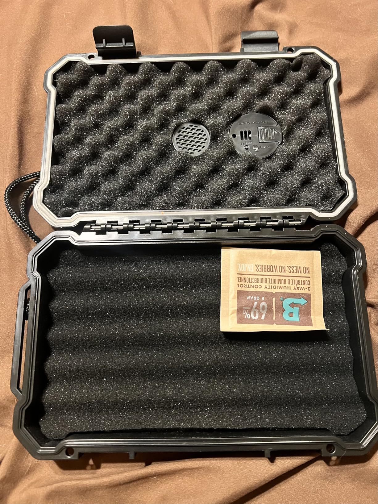 Pardo Cigar Travel Humidor Cigar Box - Airtight, Waterproof, Portable Humidor Case with Built-in Humidifier Disc, Durable Storage for up to 5 Cigars - Compact Cigars Travel Case customer photo 2
