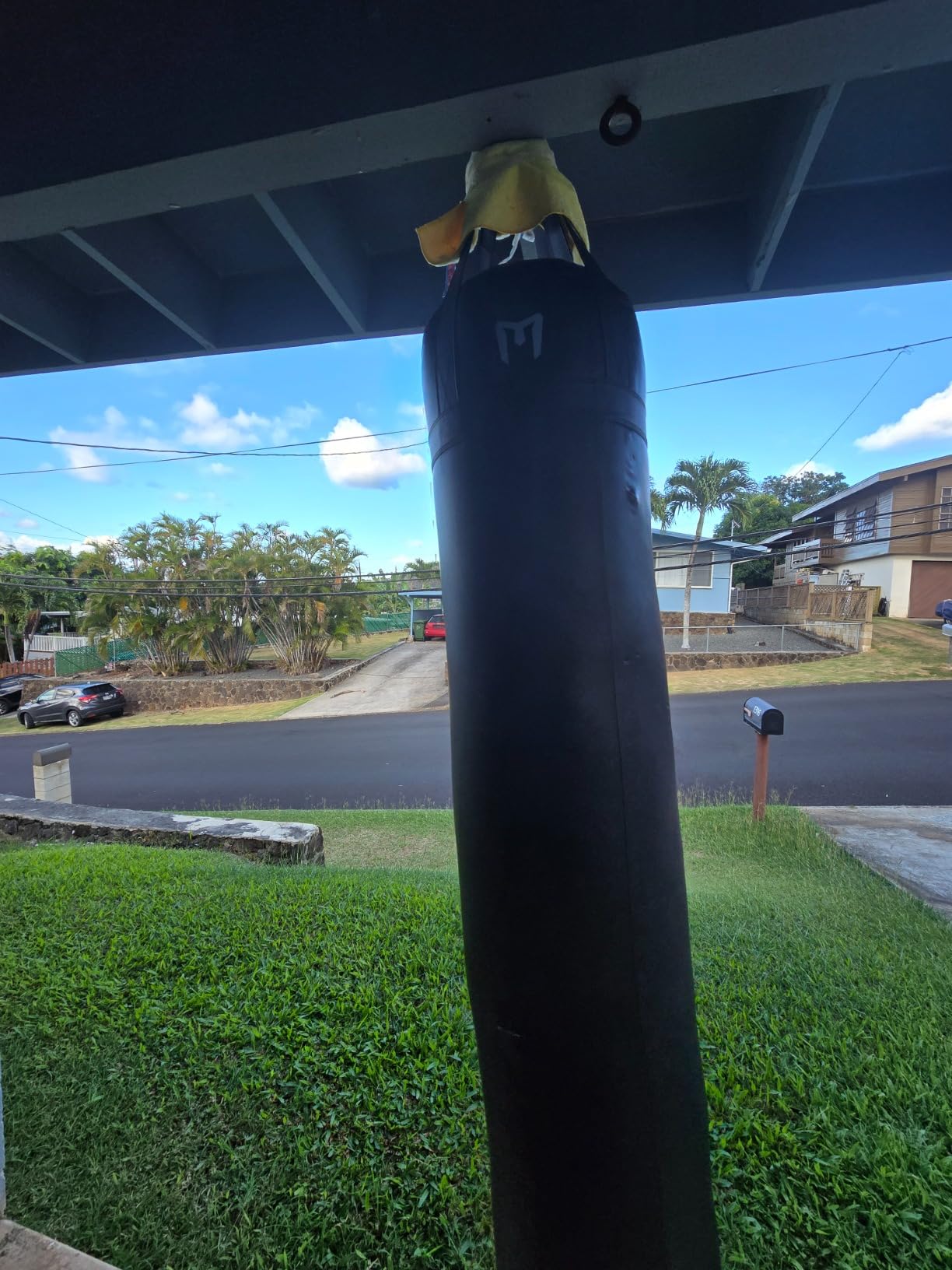 Meister 110lb Filled Muay Thai Heavy Bag - 6ft Professional Kicking & Punching Bag customer photo 2