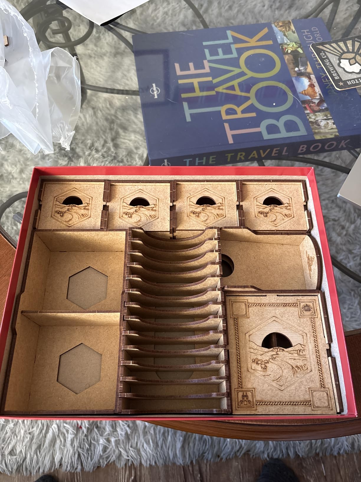 TowerRex Organizer Compatible with Catan Board Game and Cities and Knights, Seafarers Expansions, Storage Insert, Accessories Upgrade customer photo 1