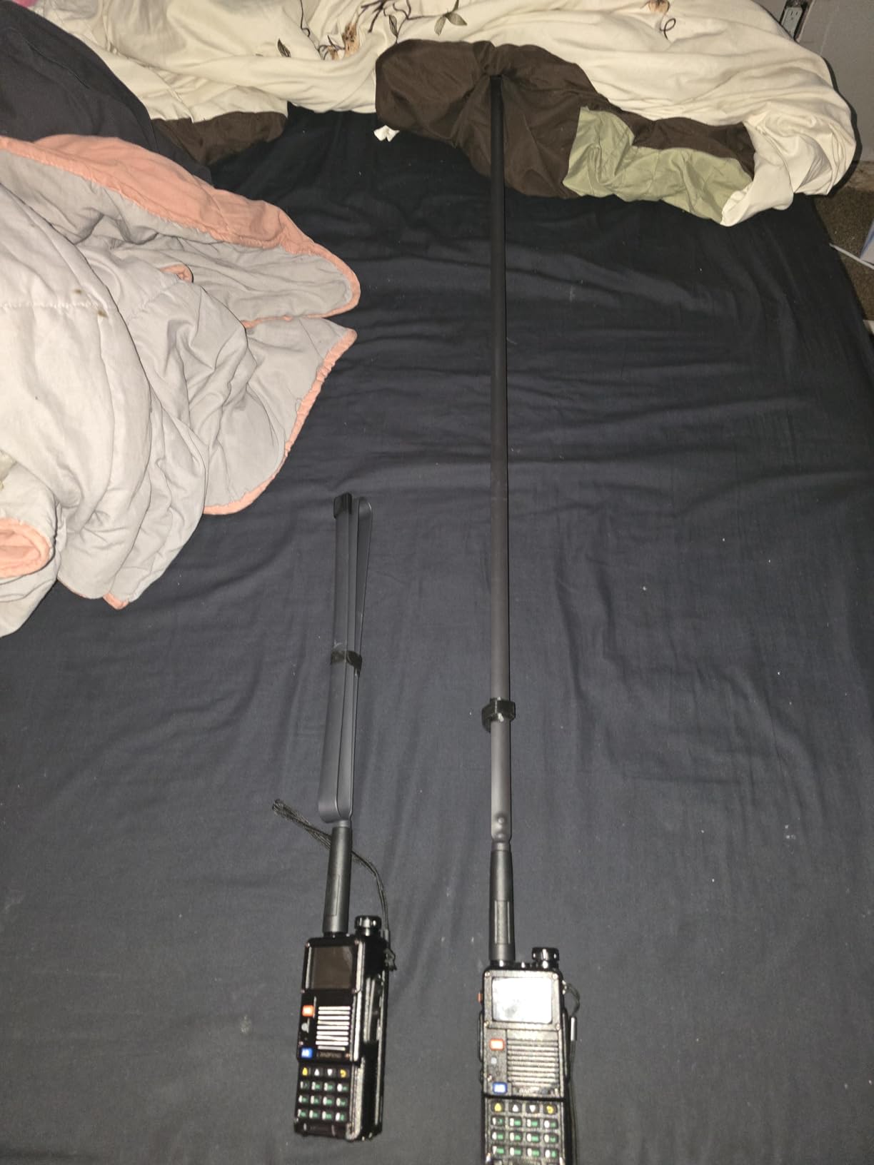 Bingfu Dual Band VHF UHF 136-520MHz 42.5 inch Foldable CS Tactical SMA Female Ham Radio Antenna for Wouxun Baofeng BF-F8HP UV-5R UV-82 BF-888S GT-3 Handheld Ham Two Way Radio Walkie Talkie customer photo 1