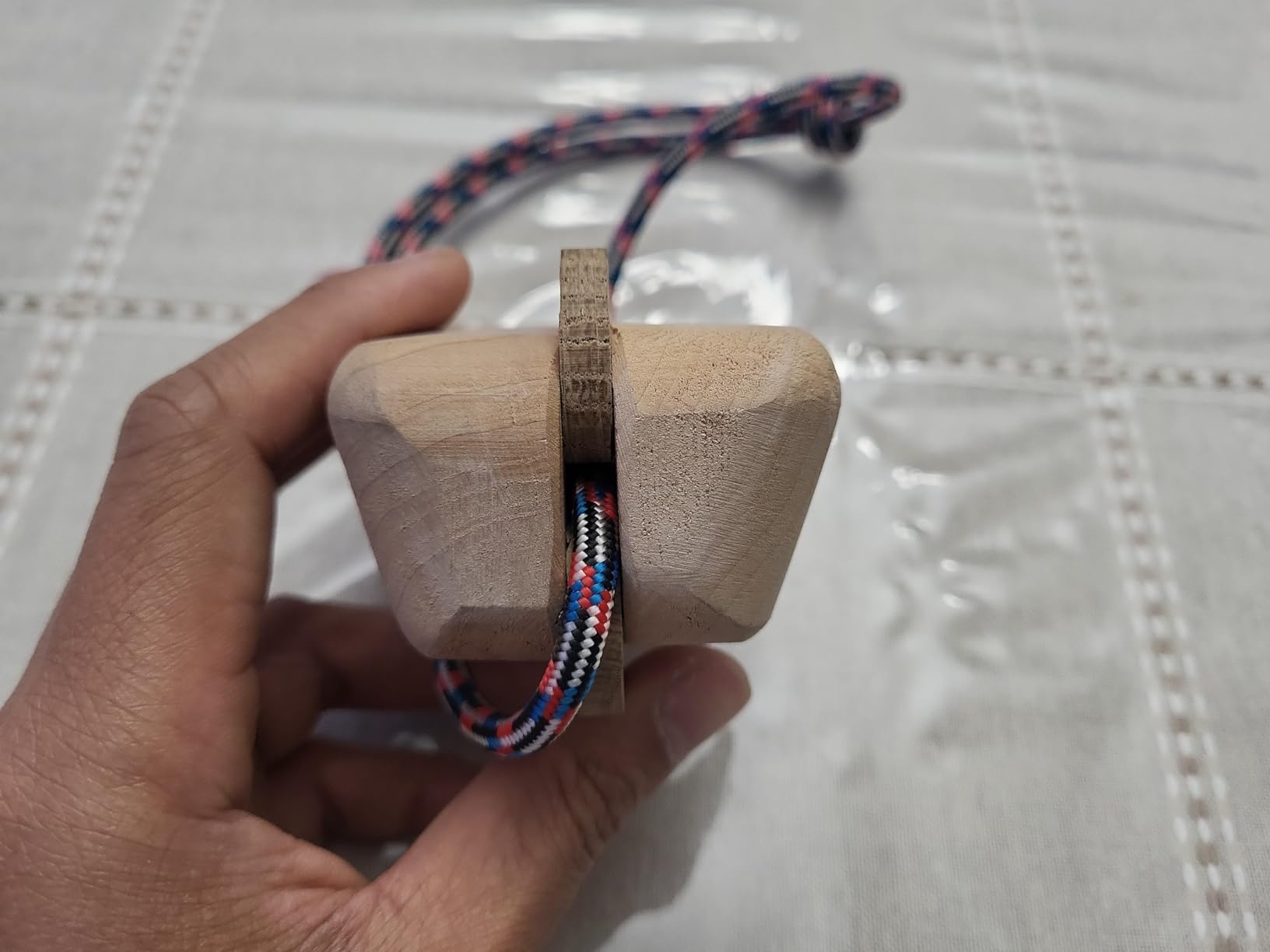 Ucraft Pocket-Sized Climbing Hangboard. Portable Fingerboard for Training and Warm-up customer photo 2