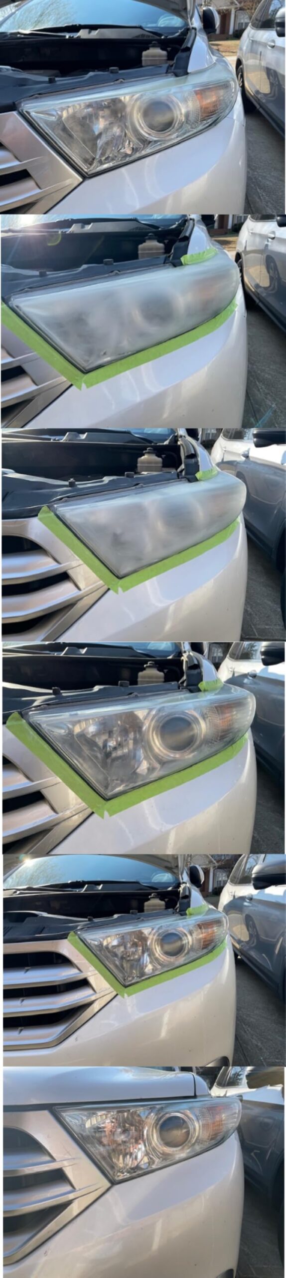 3M Ultra Headlight Restoration Kit, Contains Masking Tape, Light Sanding Discs, Wax Protectant and More, Use on Plastic Lenses Headlights, Taillights and More, Easy Heavy-Duty Restoration (39195) customer photo 2