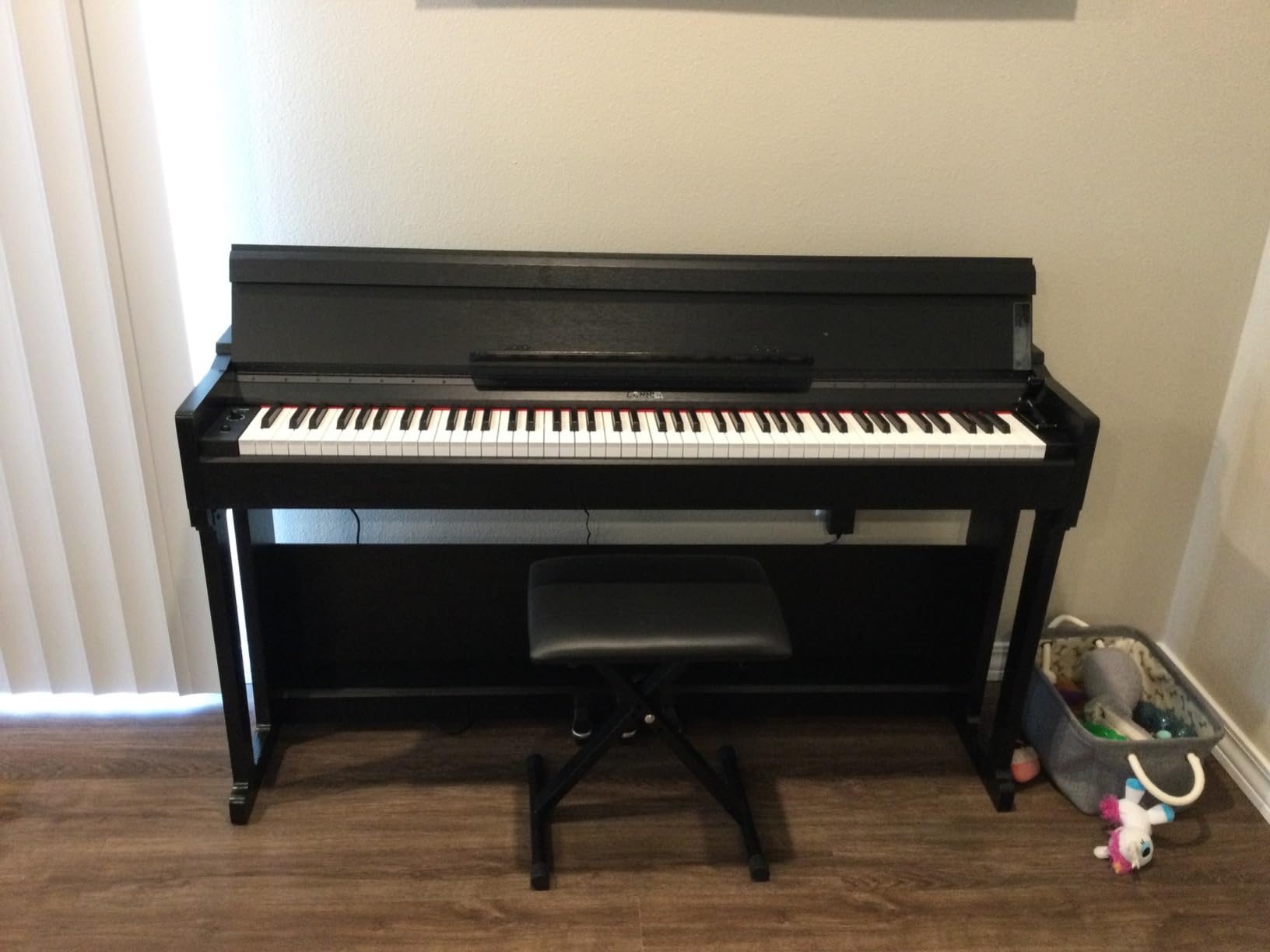 Donner DDP-90 Pro Digital Piano, 88 Key Weighted Piano Keyboard for Beginner/Professional with Three Pedals, Support U-disk Music Playing, PC/Tablet/Cell Phone Connecting, Audio In/Output customer photo 2