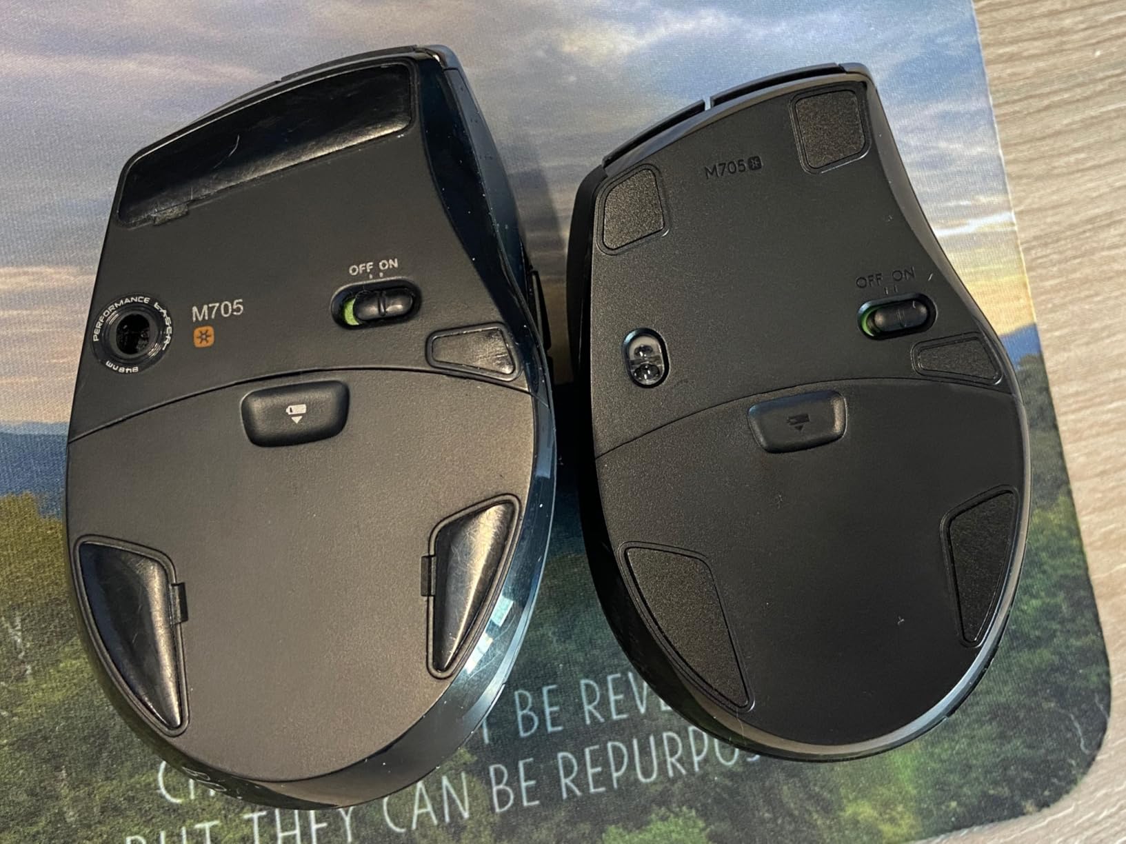 Logitech M705 Marathon Wireless Mouse, Gaming Mouse Wireless, 2.4 GHz USB-A Receiver, 5-Programmable Buttons, 3-Year Battery, PC, Mac, Laptop, Chromebook - Black customer photo 2