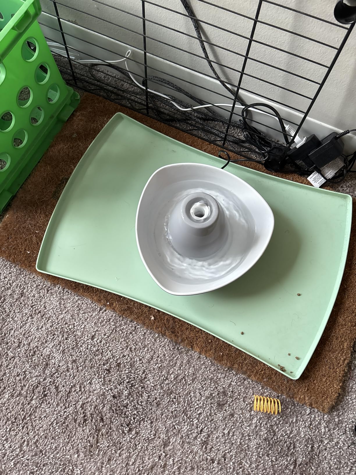 PetSafe Ceramic Pet Fountain - for Cats and Small Dogs - 60 Oz Water Capacity - Whisper-Quiet Water Flow - Great for Shy or Timid Pets - Fresh, Filtered Water customer photo 2