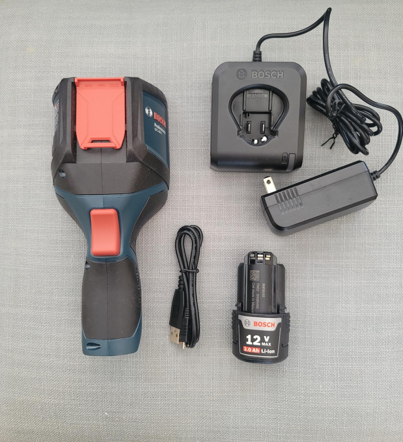 Bosch GTC400C 12V Max Connected Thermal Camera, Includes 2 Ah 12V Max Lithium-Ion Battery & Charger, USB Cable, & Soft Pouch customer photo 1