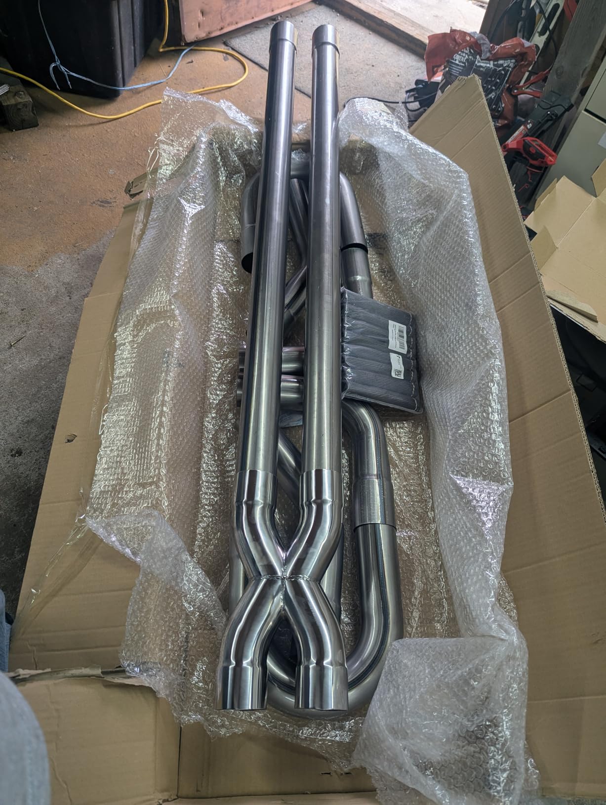 3'' Custom Exhaust Kit Universal Mild Steel 16 Gauge Tubing Mandrel Bend Pipe Straight & U-Bend (16PCS, 2 Packs) customer photo 1