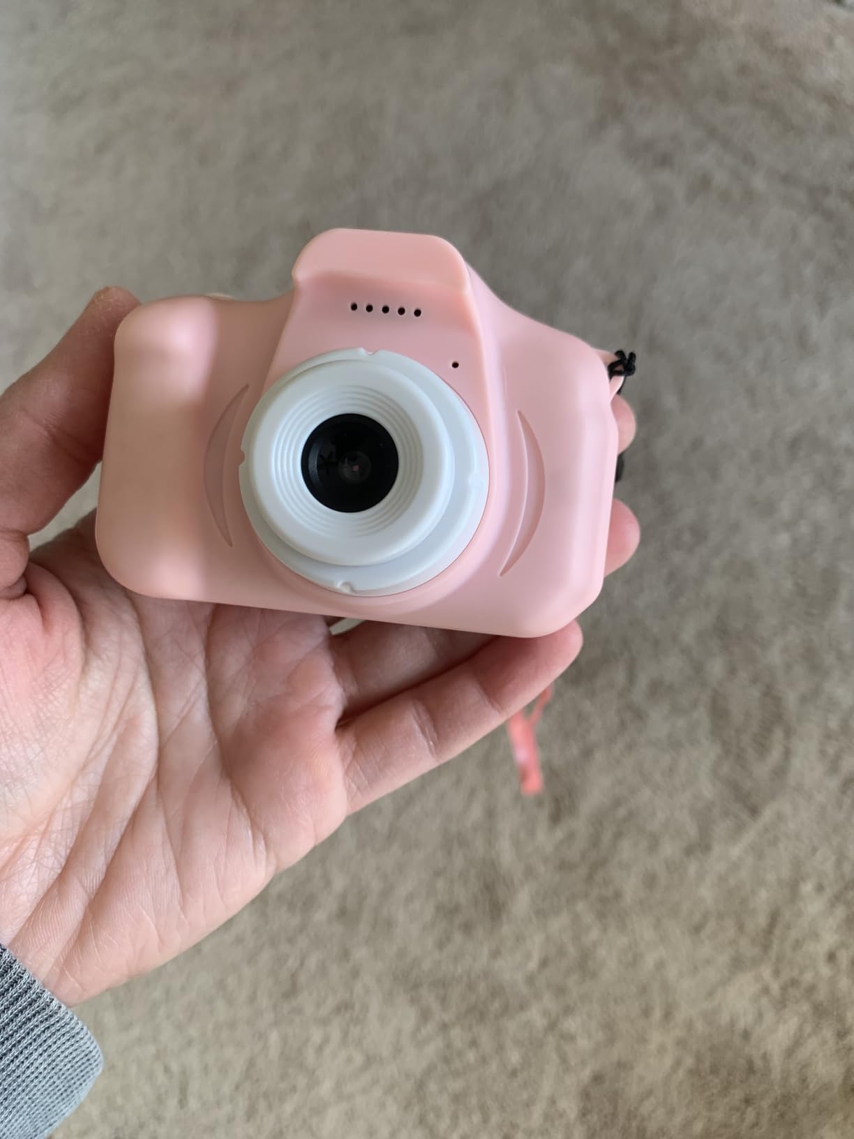 Seckton Upgrade Kids Selfie Camera, Christmas Birthday Gifts for Boys Age 3-9, HD Digital Video Cameras for Toddler, Portable Toy for 3 4 5 6 7 8 Year Old Boy with SD Card-Navy Blue customer photo 2