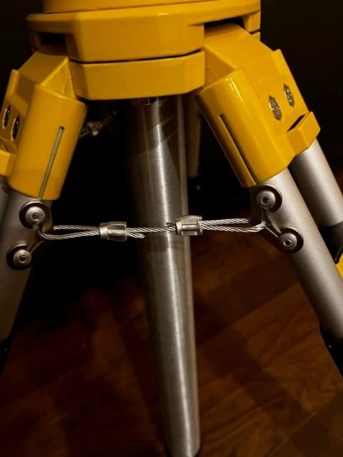 Surveying Tripod, Aluminum Survey Tripod With 5/8-Inch 11-Threaded Flat Head Quick Clamp for Total Station Theodolite Auto level (AT10) customer photo 2