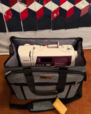 CAB55 Sewing Machine Case - Carrying Bag with Removable Padding, Tote for Machine and Accessories customer photo 1