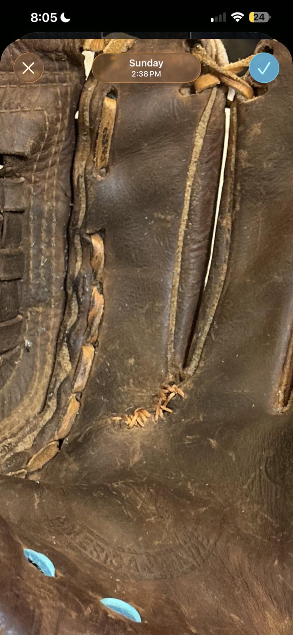 MORFEN Leather Sewing Kit, Leather Stitching Kit with Sewing Awl, Needles, Waxed Thread, Upholstery Repair Kit, Heavy Duty Sewing Tools for Hand Stitching Car Seats, Sofa, Carpets, Shoes, DIY Craft customer photo 1