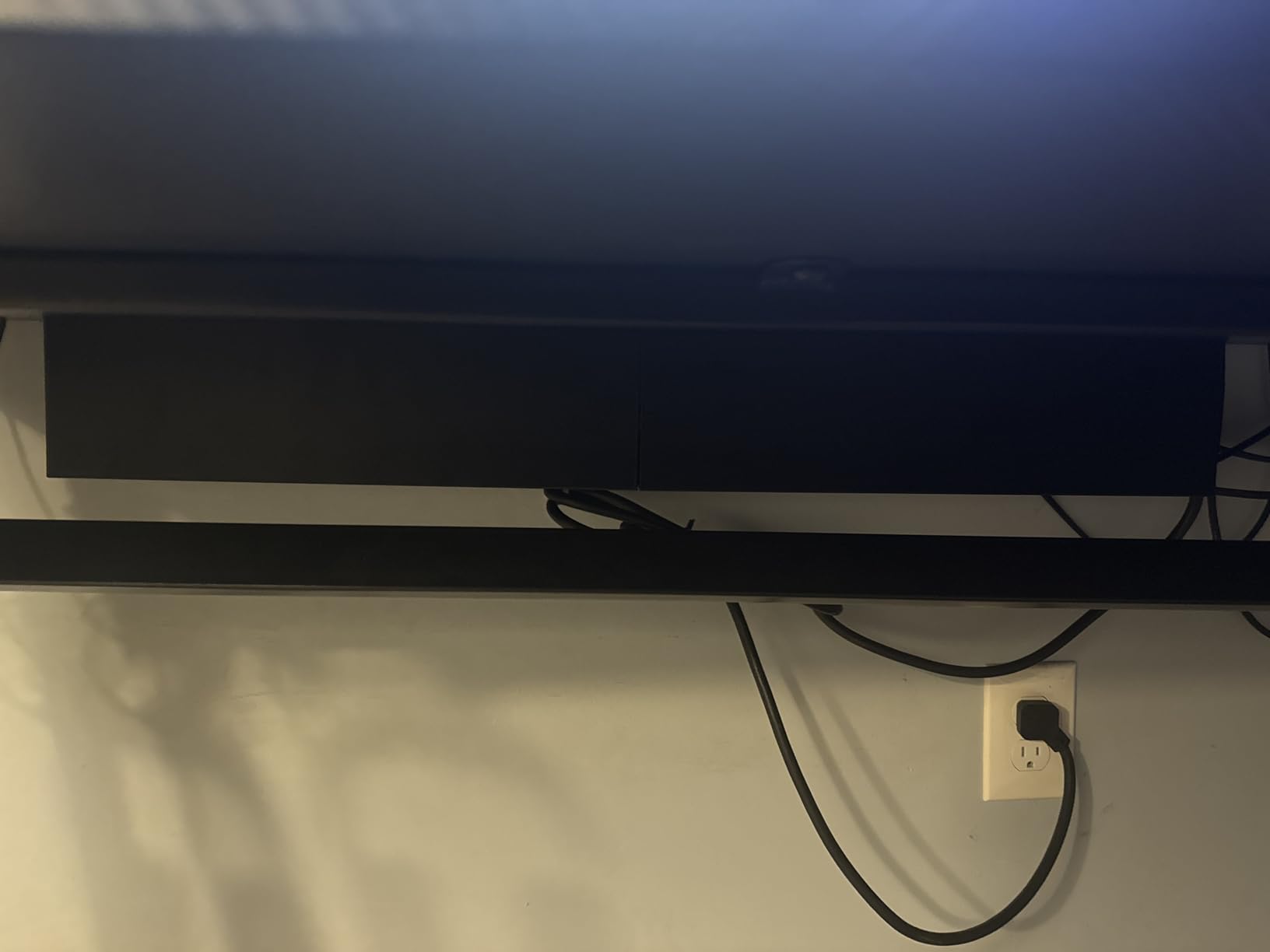 VIVO Under Desk 17 inch Cable Management Trays, Power Strip Holders, Cord Organizers, Wire Tamers for Office and Home, Black, 2 Pack, DESK-AC06-2C customer photo 1