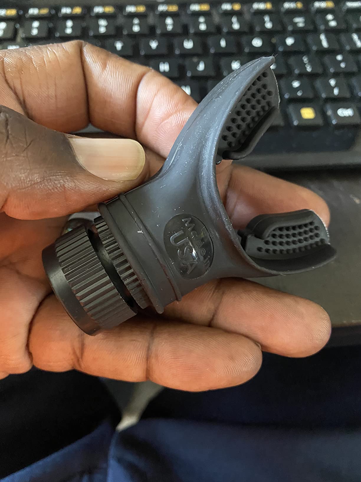 Compact Breathing Exercise Device for Lungs Made in USA Respiratory Lung Exerciser Device with Adjustable Valve - Diaphragm & Core Trainer Device for Athletes o2 Portable Breathing Trainer customer photo 1