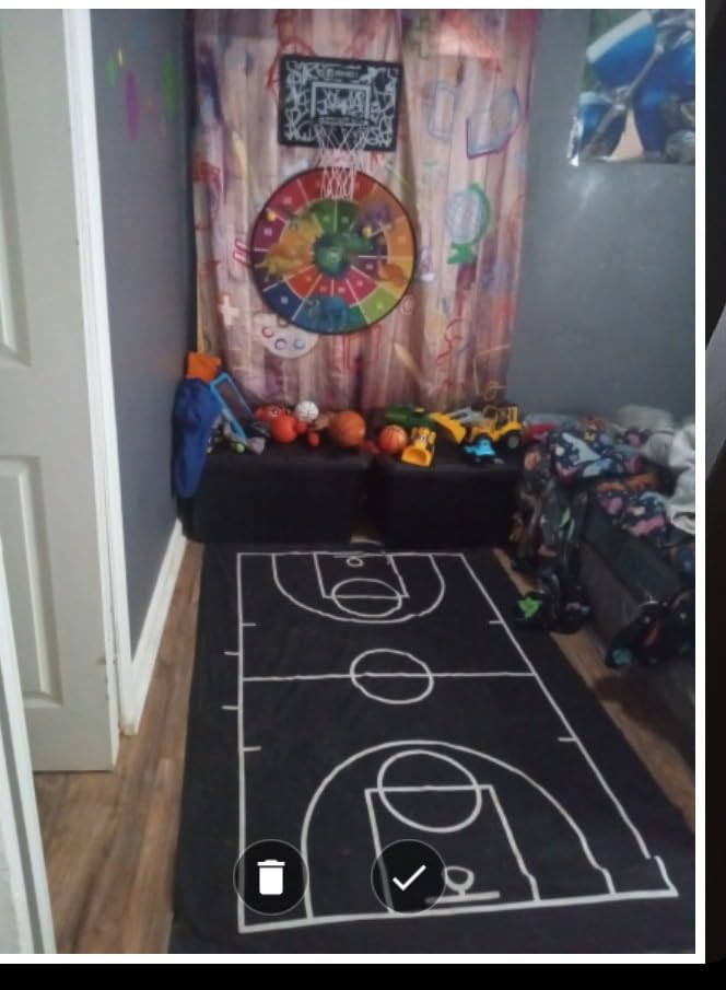 AND1 Over the Door Mini Basketball Hoop: 18x12 Shatterproof Backboard, 2 Mini Basketballs, and Hand Pump Included- Ultimate Indoor Basketball Accessory for Kids and Adults, No Tools Required customer photo 1