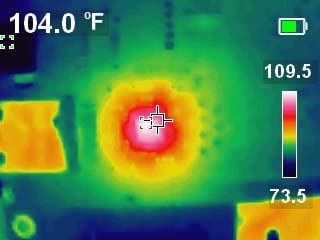 KLEIN TOOLS TI250 Rechargeable Thermal Imaging Camera, Camera Displays Over 19,200 Pixels with 3 Color Palettes, High / Low Temperature Points customer photo 2