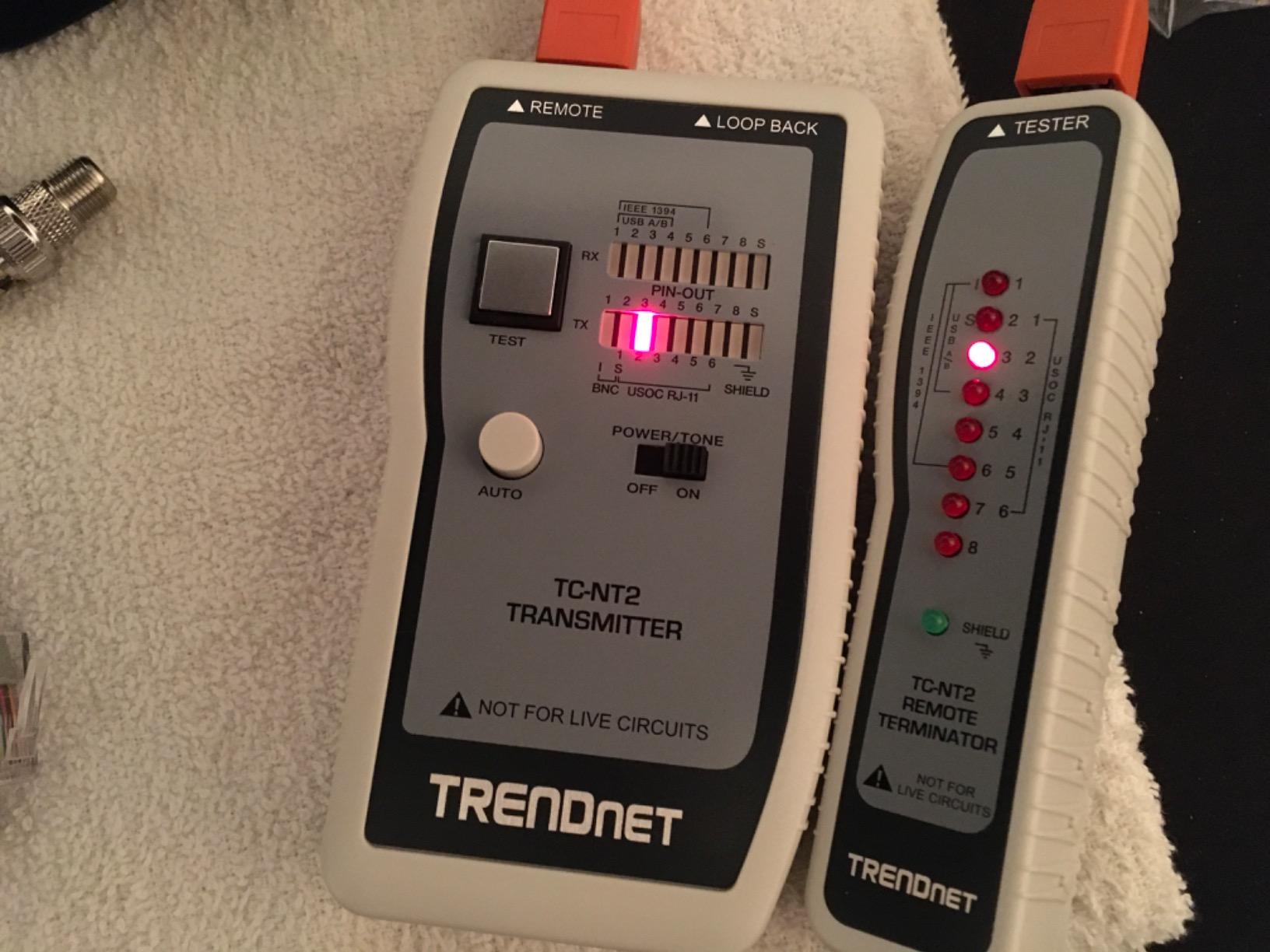 TRENDnet Inline PoE Tester, TC-NTP1, Tests 4PPoE, PoE+, PoE & Passive PoE Technology, Wattage, Voltage, Amperage, Polarity, LED Display, Battery-Free, Troubleshoot PoE Issues, IEEE 802.3af/at/bt customer photo 2