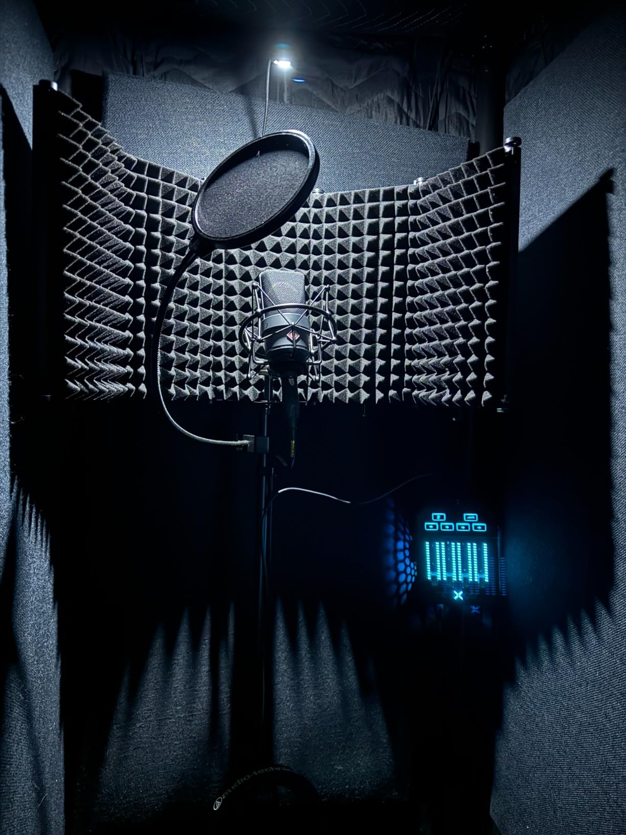 'Snap Studio' Portable Recording Booth | '#1 Vocal Booth' Rolling Stone | Record Crisp, Dry, Echo-Free Vocals at Home or On-The-Road | The Original & Best Studio Booth, Trusted By Singers & Voiceover customer photo 1