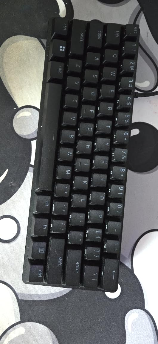 Razer Huntsman Mini 60% Gaming Keyboard: Clicky Optical Switches - Rapid Trigger Mode - Chroma RGB Lighting - PBT Keycaps - Onboard Memory - Snap Tap - Classic Black customer photo 2