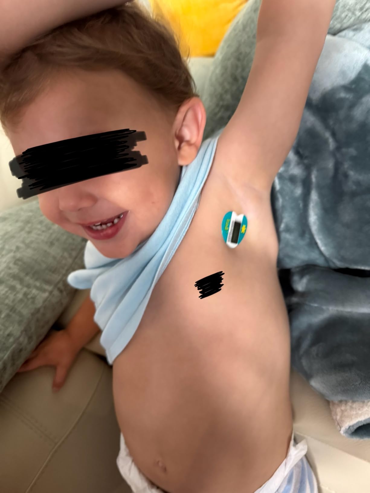 Wearable Axillary Thermometer for Kids, Single Use Pediatric Thermometer Patch for Babies, Toddlers, & Children, Designed for Up to 48 Hours of Wear, Home or First Aid Use, Fahrenheit, 12 Pack customer photo 1