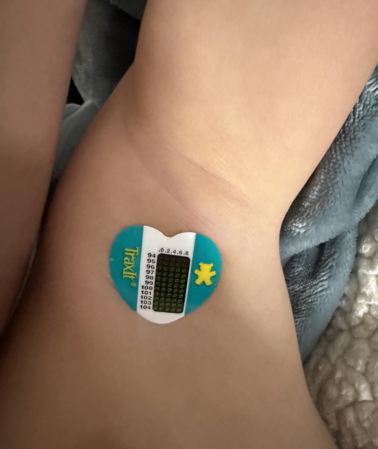 Wearable Axillary Thermometer for Kids, Single Use Pediatric Thermometer Patch for Babies, Toddlers, & Children, Designed for Up to 48 Hours of Wear, Home or First Aid Use, Fahrenheit, 12 Pack customer photo 2