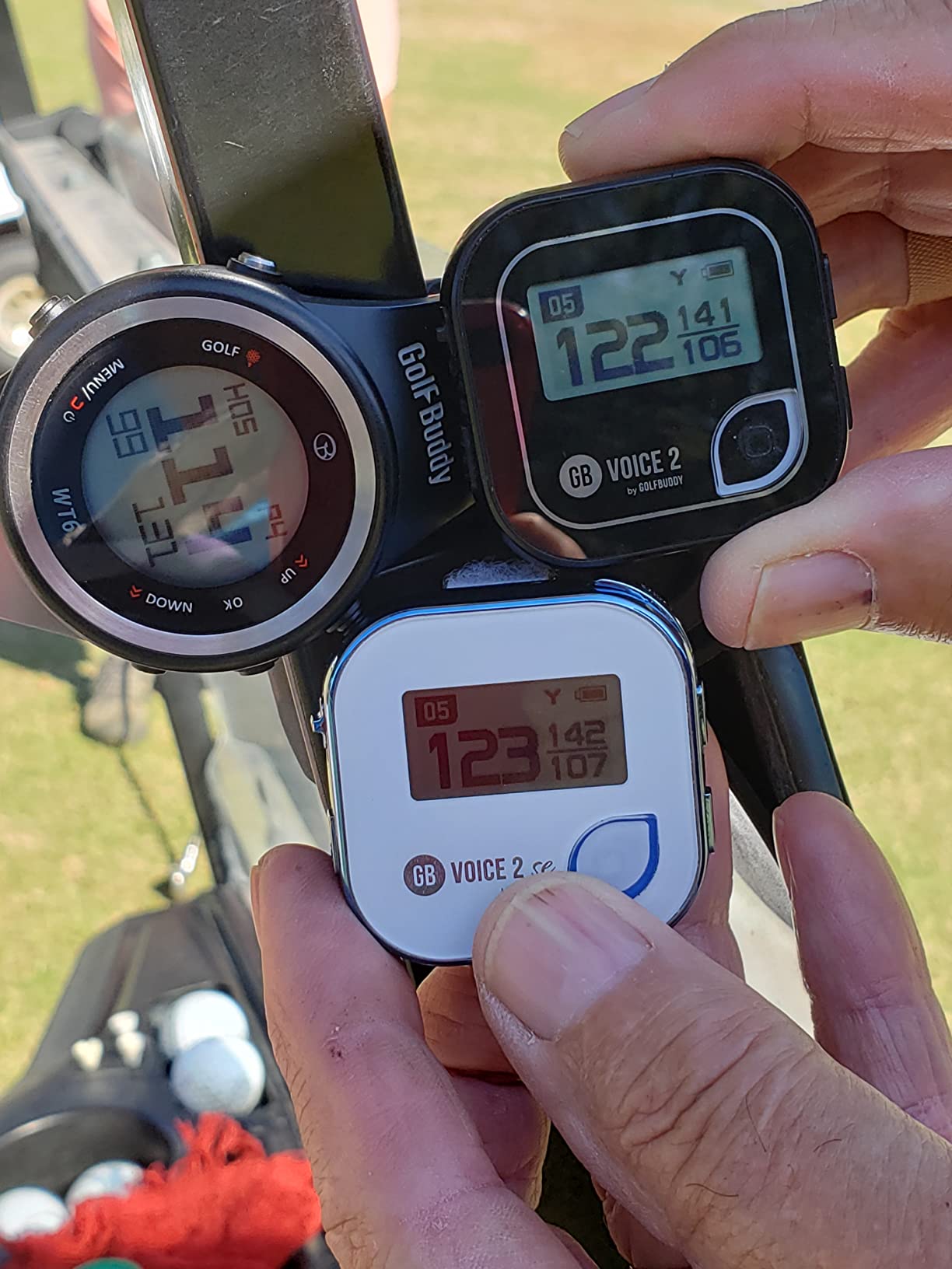 GOLFBUDDY Voice 2S+ Talking GPS Rangefinder customer photo 2