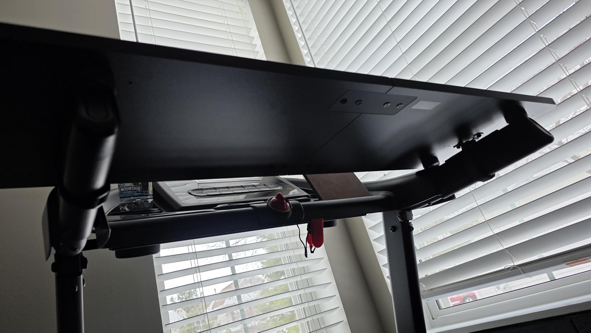 VIVO Universal Treadmill Desk, Ergonomic Platform Designed for Notebooks, Tablets, Laptops, and More, Workstation for Treadmill Handlebars up to 31 inches, Black, STAND-TDML2 customer photo 2