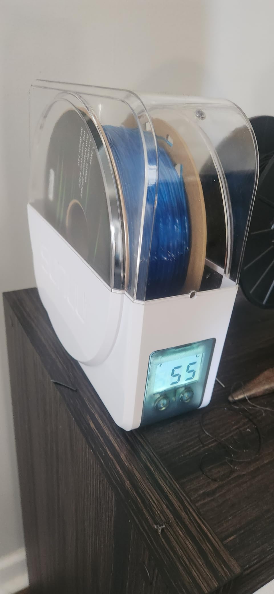 SUNLU Official Filament Dryer S1 Plus, Built-in Circulation Fan, Filament Dryer Box Storage Box for 3D Printer Filament 1.75 2.85 3.00, S1 Plus White customer photo 1