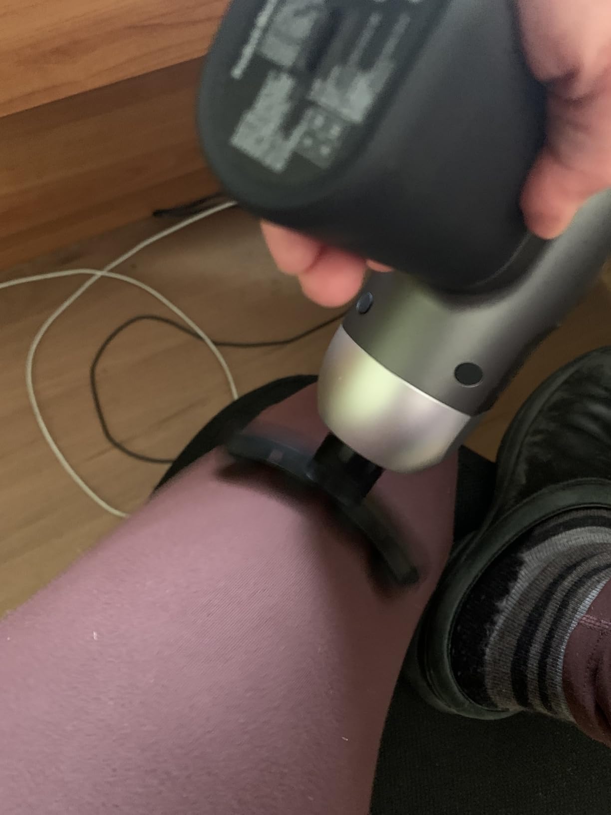 BOB AND BRAD C2 Massage Gun, FSA Eligible & HSA Approved Deep Tissue Percussion Massager Gun, Muscle Massager with 5 Speeds and 5 Heads, Electric Back Massagers for Professional Athletes Home Gym customer photo 2