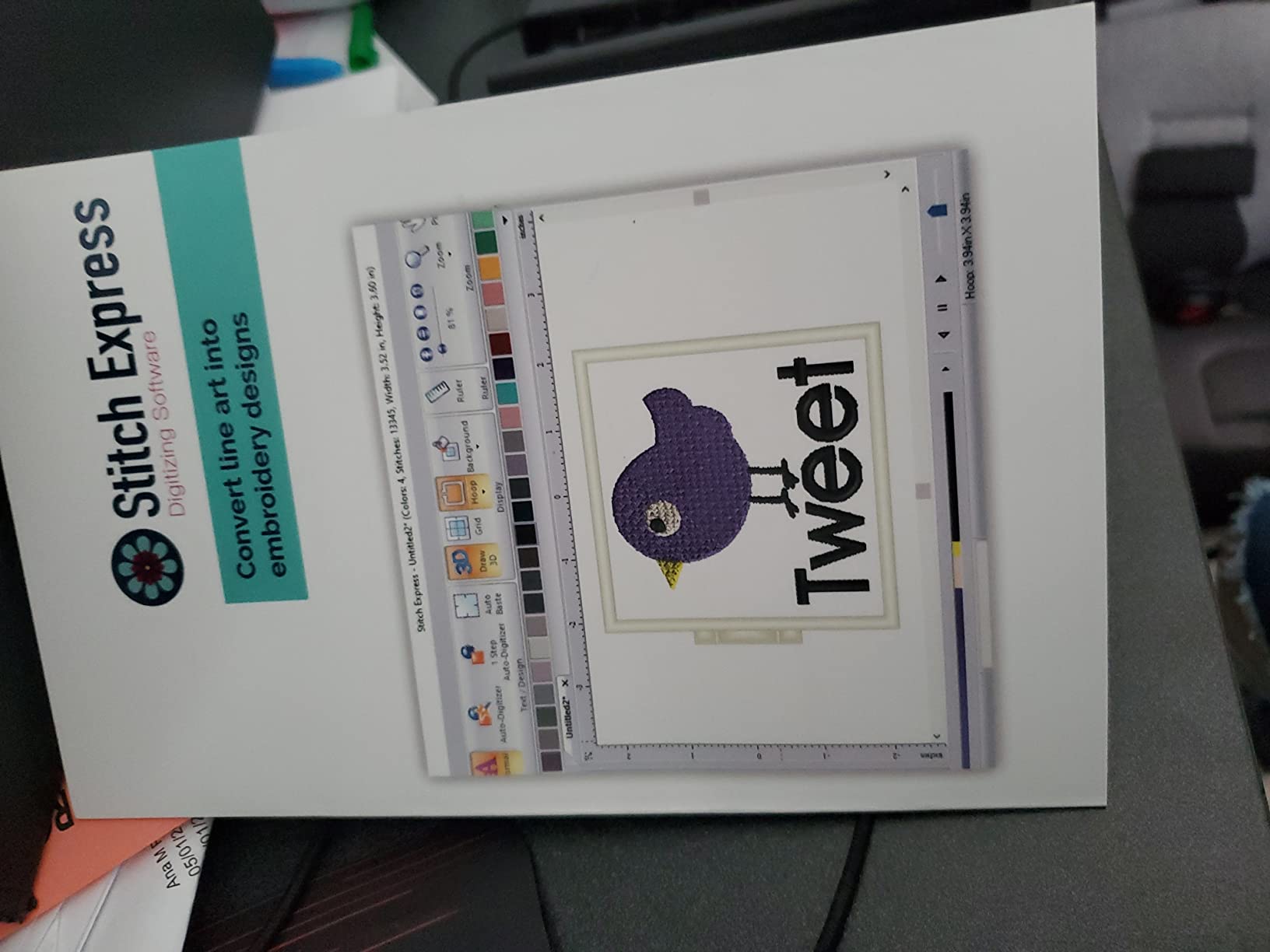 Brother SAEXPRESS - Stitch Express (Auto Digitizing Software) customer photo 1