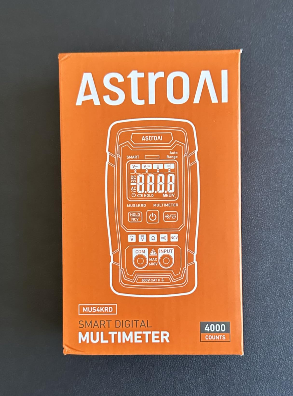 AstroAI Multimeter Tester, TRMS 4000 Counts Volt Meter Auto-Ranging Ohmmeter Digital 1.5v/9v/12v Battery Voltage Tester Measure Voltage Current Resistance Diodes Continuity Capacitance with NCV customer photo 2