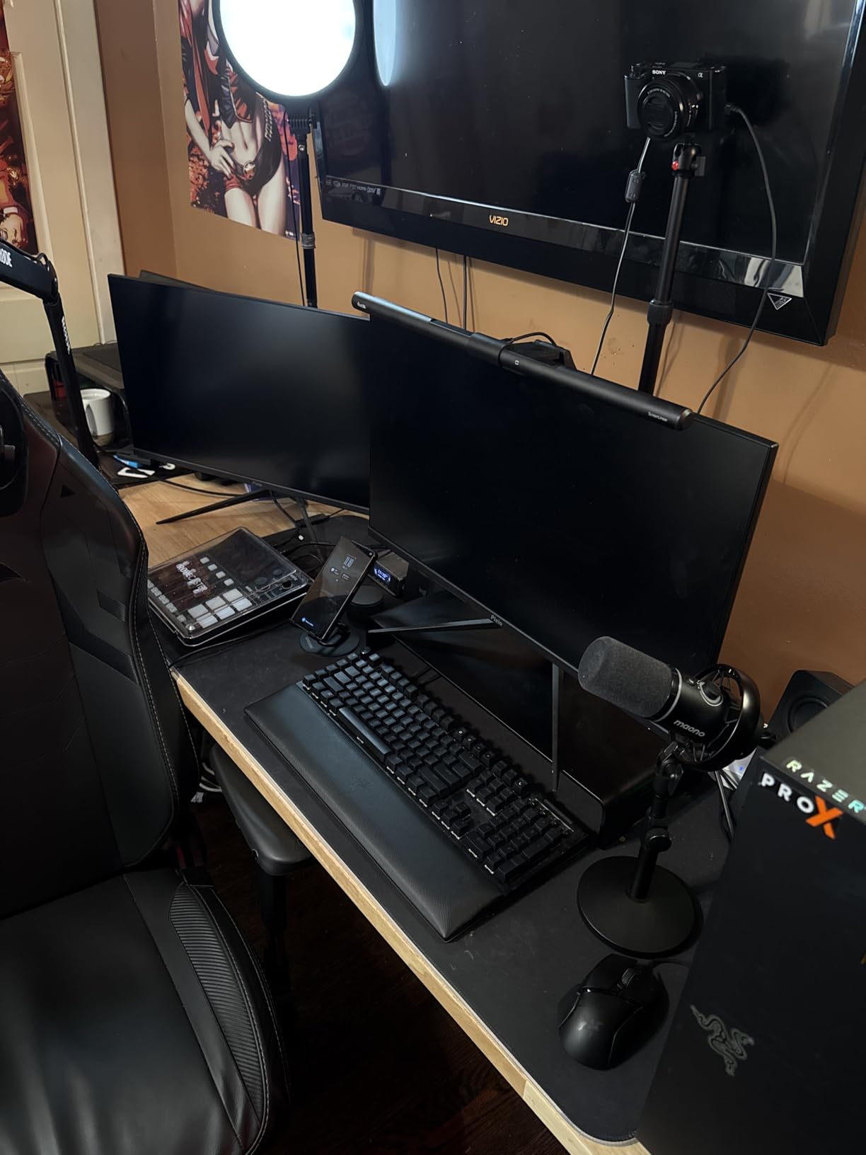 Quntis Computer Monitor Lamp, Screen Monitor Light Bar for Eye Caring, USB Reading LED Task Lamp with Auto-Dimming, Dimmable Light Bar, Touch Control, No Glare Space Saving Home Office Desk Lamps customer photo 1