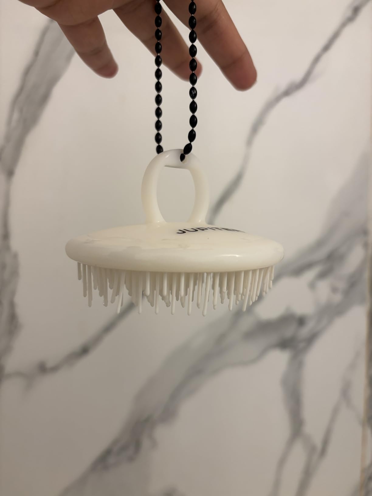 Jupiter Scalp Exfoliator - Scalp Massager Tool for Wet & Dry Hair - Ergonomic Detangler Brush - Dandruff Comb & Scrub to Remove Dandruff & Buildup and Support Circulation customer photo 1