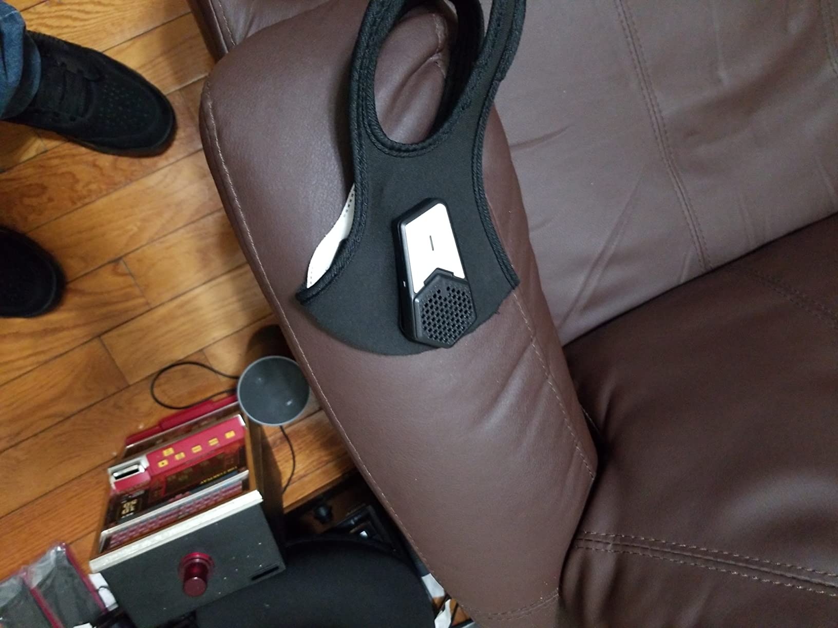 Personal Wearable Air Purifiers, Travel-Size Air Purifiers, Head-mounted Portable Mini Air Purifier, Used for Tourism, Running, Cycling, Mountaineering, Outdoor Sports (Full set, Black) customer photo 1