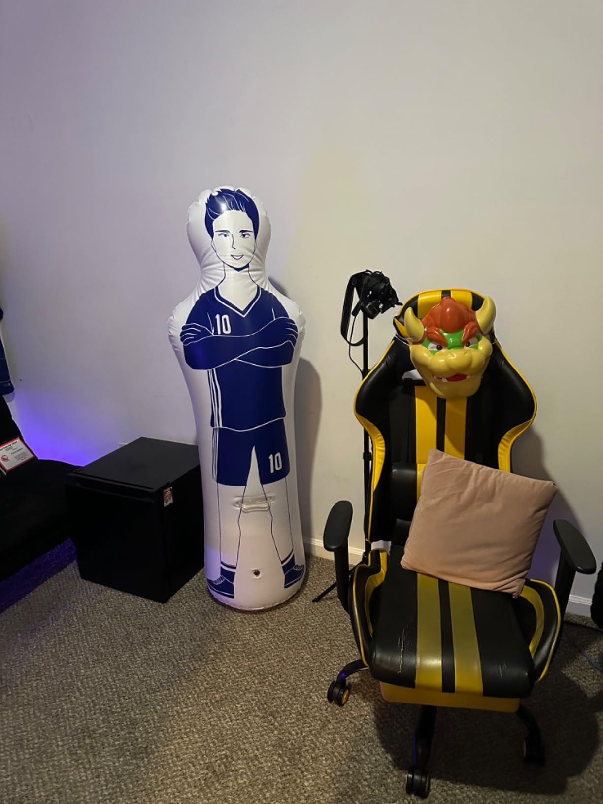 Inflatable Soccer Dummy Goalkeeper Air Mannequin Free Kick Wall Goalkeeper Defender Training customer photo 2