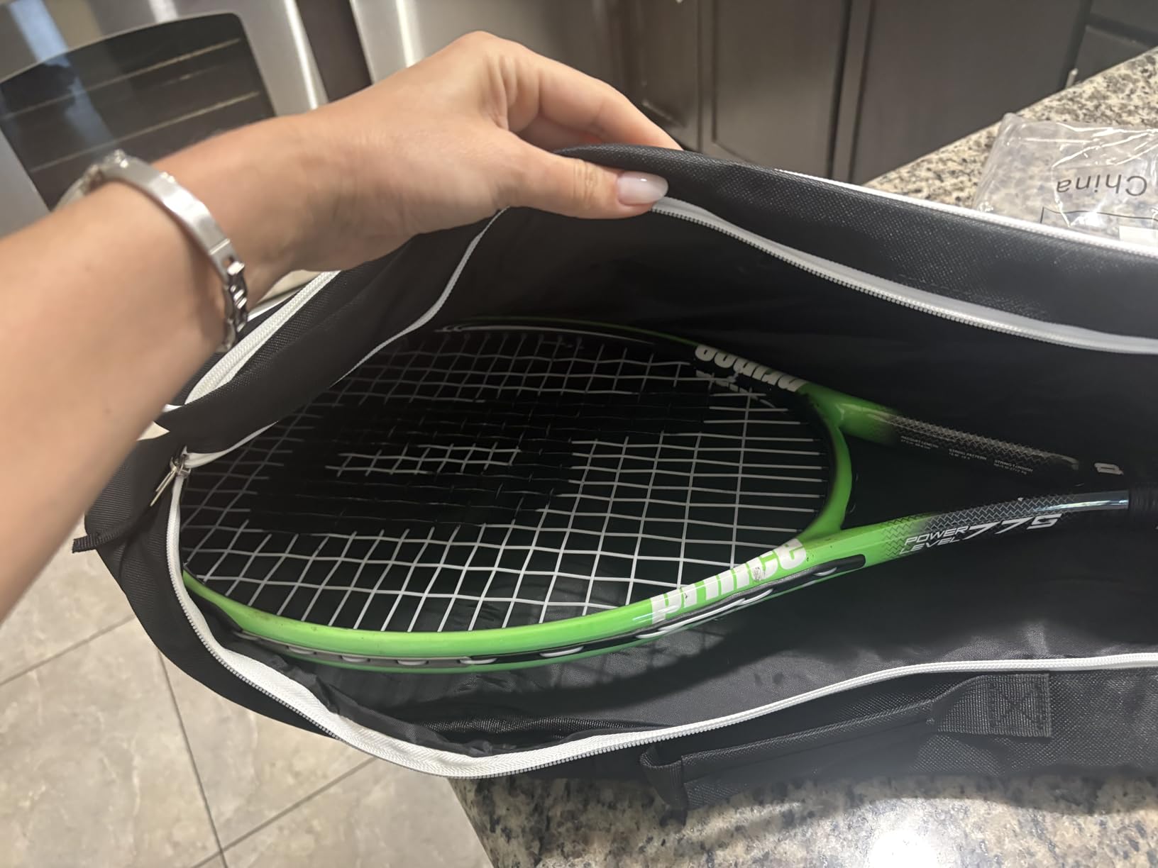 Himal 3 Racquet Tennis Bag With Protective Pad, Tennis Racket Bag for Men Women, Sports Enthusiasts of All Ages customer photo 1
