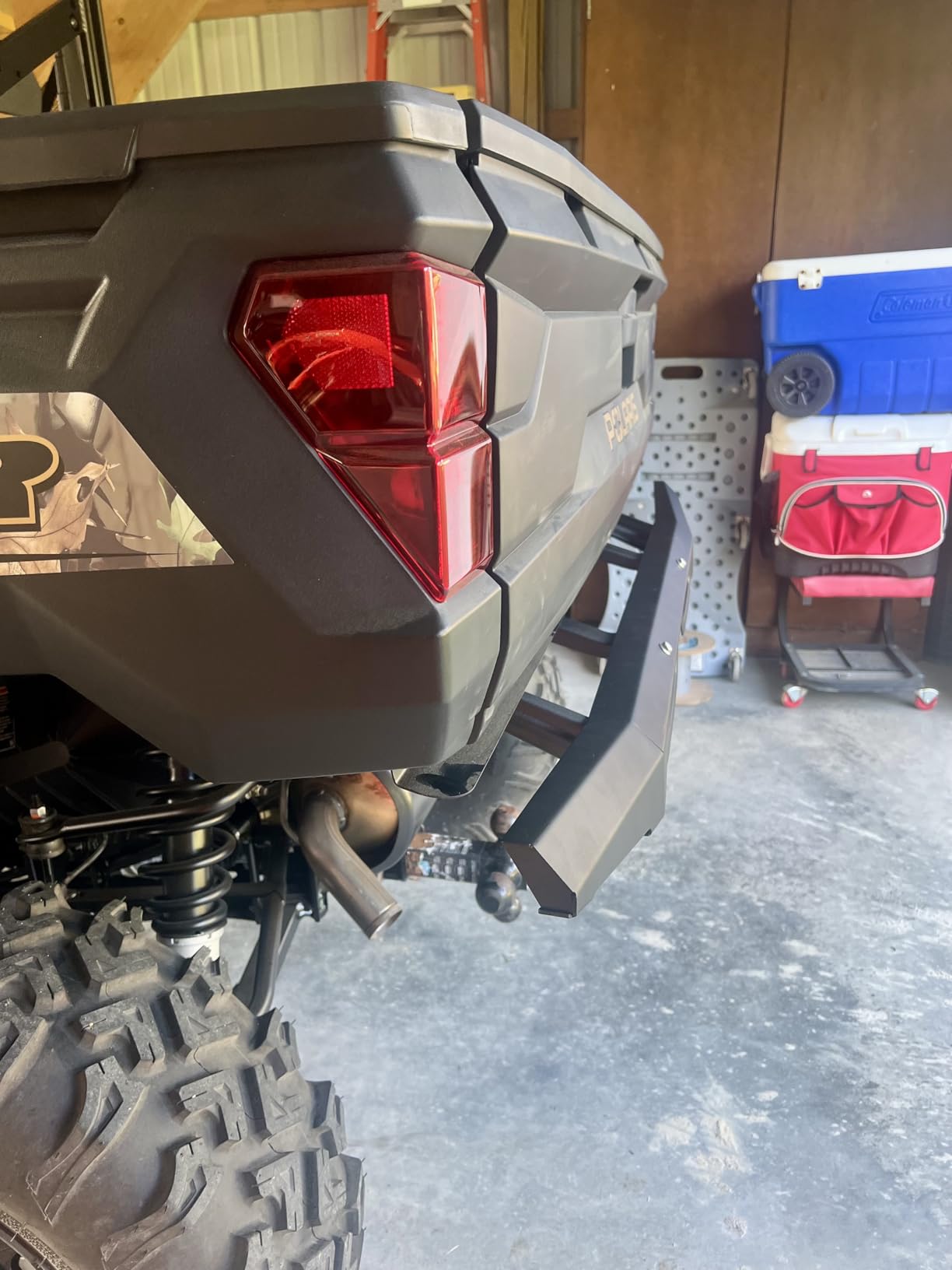 KEMIMOTO Rear Bumper Rear Brushguard Heavy Duty Rigid Steel Compatible with 2018-2026 Polaris Ranger 1000/XP/Crew/Premium/NorthStar Accessories Replace #2882529, No Drilling Required customer photo 2