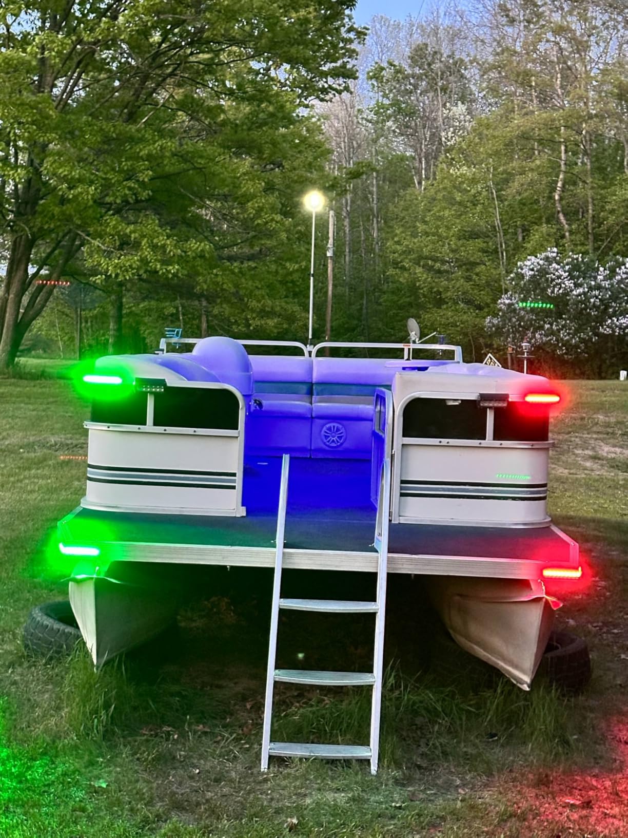 PSEQT LED Boat Interior Lights Marine Courtesy Light Strip Deck Transom Cockpit Navigation Lighting Waterproof for Fishing Pontoon Kayak Yacht Sailboat (White 10Pcs) customer photo 1