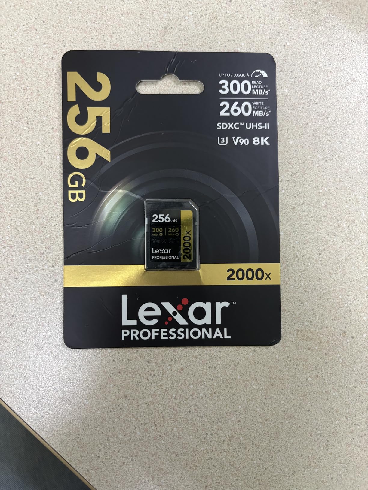 Lexar 128GB Professional 2000x SD Card, UHS-II, C10, U3, V90, Full HD, 8K, Up To 300MB/s Read SDXC Memory Card, for DSLR, Cinema-Quality Video Cameras (LSD2000128G-BNNNU) customer photo 2
