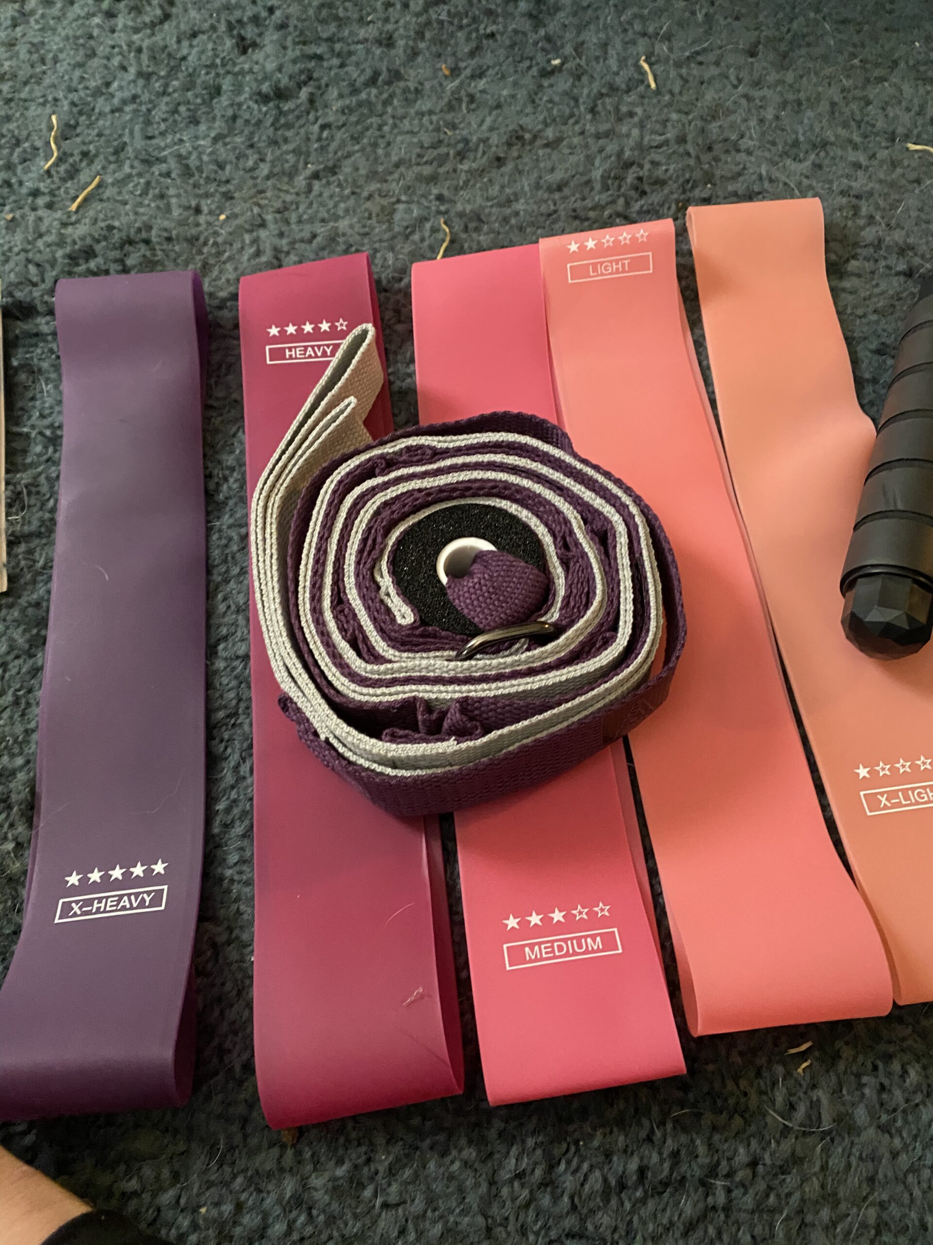 Yoga Wheel Set 11-in-1,Back Roller & 2 Blocks with Strap,Resistance Bands,Jump Rope,Carrying Bag,Perfect Yoga Back Wheel Accessory Starter Kit for Beginner, Stretching, Improving Backbends customer photo 1